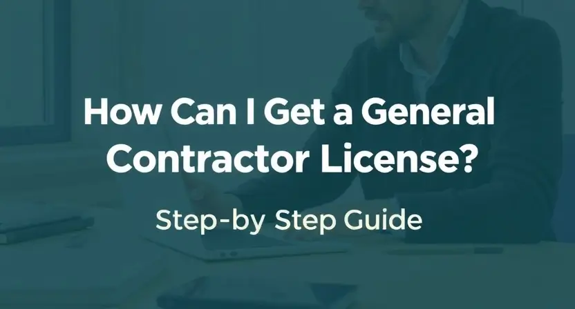 How Can I Get a General Contractor License